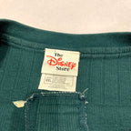ディズニー Disney ニット セーター キャラクター刺繍 プーさん グリーン メンズ2XL