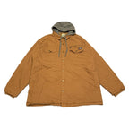 ディッキーズ Dickies ワークジャケット フード付き ブラウン メンズ2XL