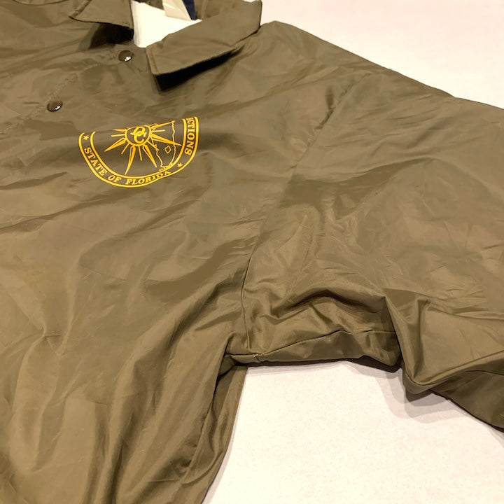 ヒルトン Hilton コーチジャケット USA製 ブラウン メンズ2XL