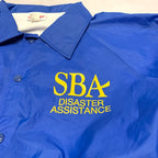 ハートウェル Hartwell コーチジャケット USA製 SBA ブルー メンズ2XL
