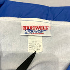 ハートウェル Hartwell コーチジャケット USA製 SBA ブルー メンズ2XL
