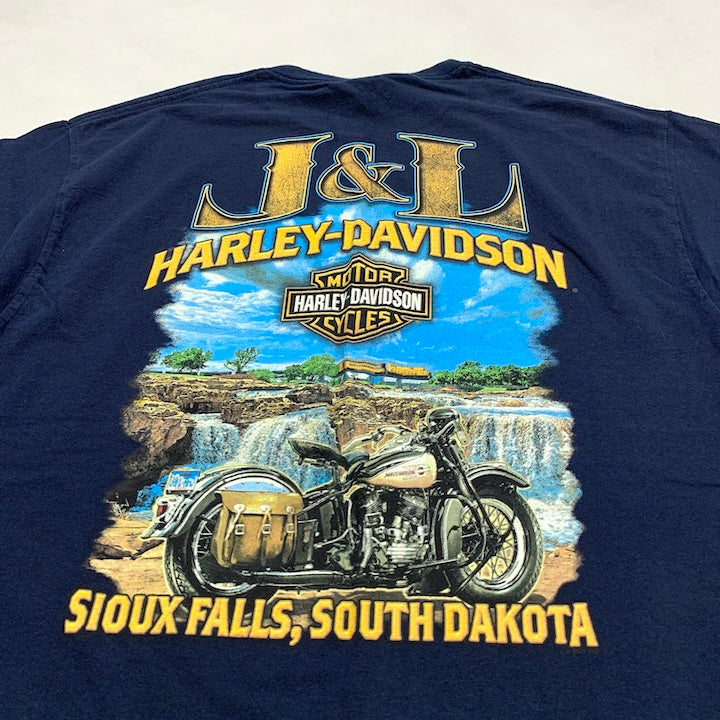 ハーレーダビッドソン Harley-Davidson Tシャツ ファクトリーカスタム メンズL