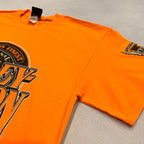 ハーレーダビッドソン Harley-Davidson Tシャツ ブラックヒルズ 橙 メンズM