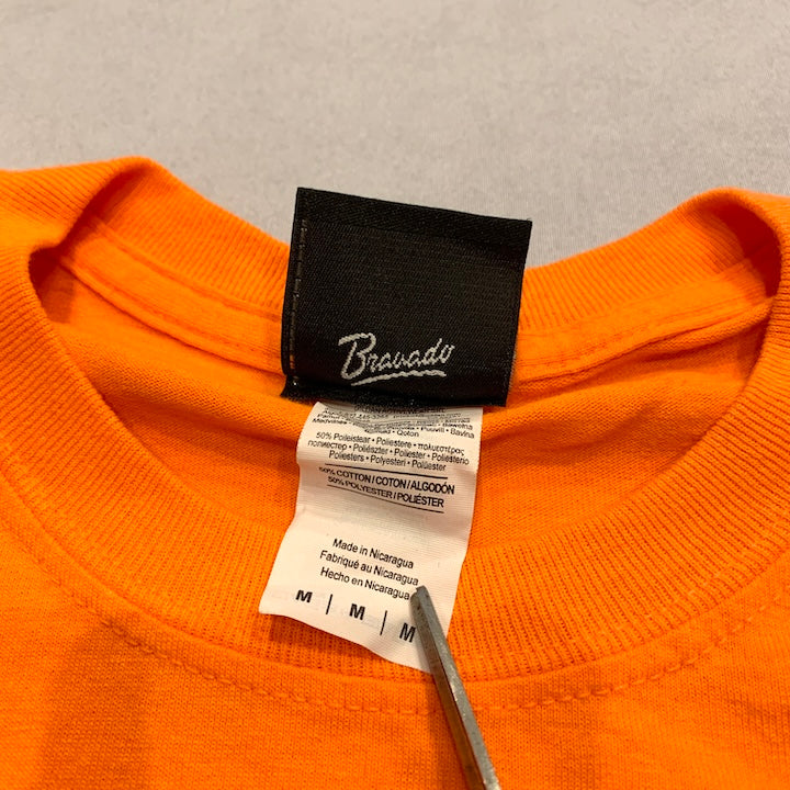 ハーレーダビッドソン Harley-Davidson Tシャツ ブラックヒルズ 橙 メンズM