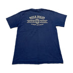 ハーレーダビッドソン Harley-Davidson Tシャツ MILE HIGH 紺 メンズM