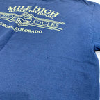 ハーレーダビッドソン Harley-Davidson Tシャツ MILE HIGH 紺 メンズM