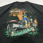 ハーレーダビッドソン Harley-Davidson Tシャツ ジャマイカ 黒 メンズ3XL
