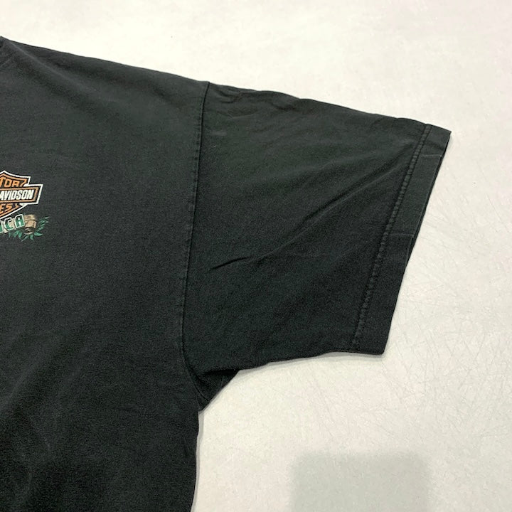 ハーレーダビッドソン Harley-Davidson Tシャツ ジャマイカ 黒 メンズ3XL