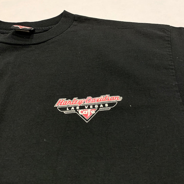 ハーレーダビッドソンカフェ 古着 Tシャツ USA製 ラスベガス XL
