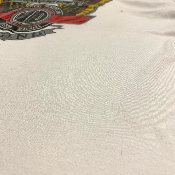 ハーレーダビッドソン Harley-Davidson Tシャツ ホワイト 白 無地 メンズL