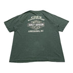 ハーレーダビッドソン Harley-Davidson Tシャツ USA製 COX'S カーキ メンズL