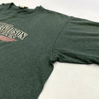 ハーレーダビッドソン Harley-Davidson Tシャツ USA製 COX'S カーキ メンズL