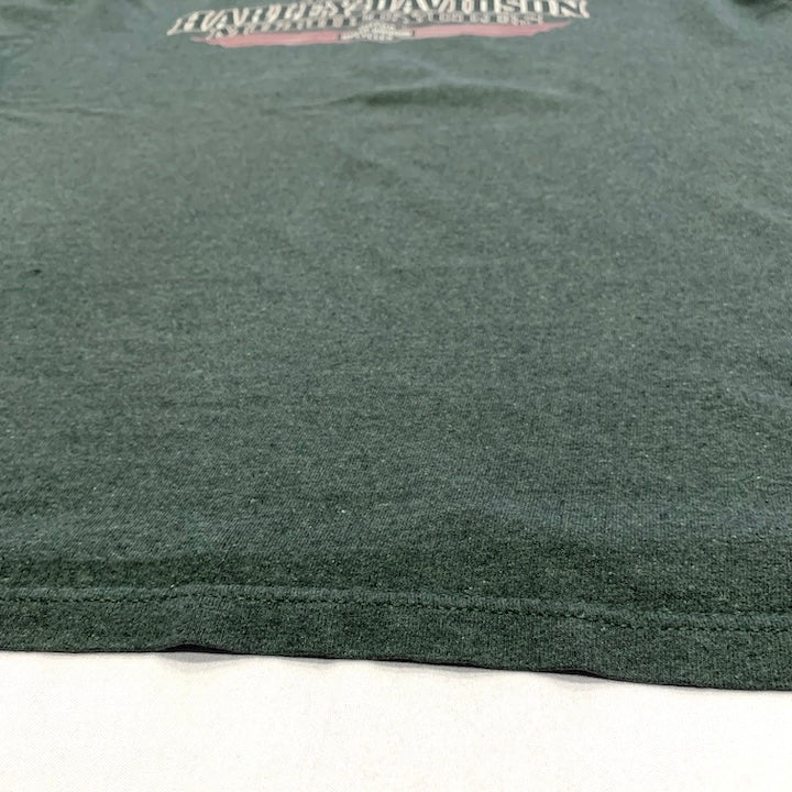 ハーレーダビッドソン Harley-Davidson Tシャツ USA製 COX'S カーキ メンズL