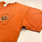 ハーレーダビッドソン Harley-Davidson Tシャツ USA製 Hanes 黒 メンズXL