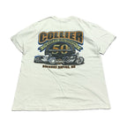 ハーレーダビッドソン Harley-Davidson Tシャツ USA製 COLLIER 白 メンズL