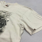 ハーレーダビッドソン Harley-Davidson Tシャツ USA製 COLLIER 白 メンズL