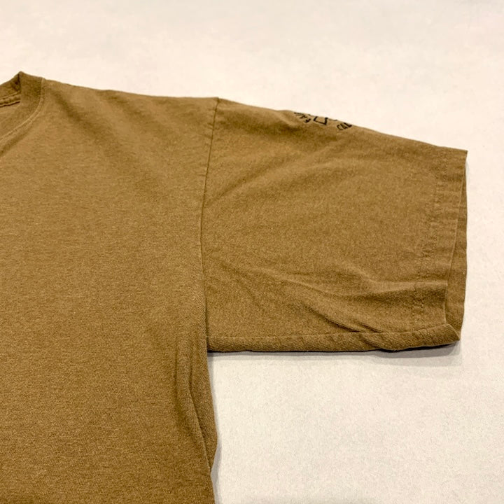 ハーレーダビッドソン Harley-Davidson Tシャツ USA製 刺繍ロゴ 黒 メンズL
