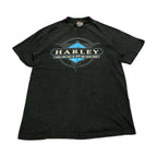 ハーレーダビッドソン Harley-Davidson Tシャツ 80s USA製 黒 メンズM