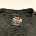 ハーレーダビッドソン Harley-Davidson Tシャツ 80s USA製 黒 メンズM
