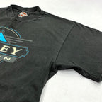ハーレーダビッドソン Harley-Davidson Tシャツ 80s USA製 黒 メンズM