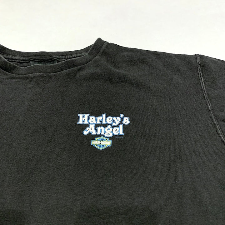 ハーレーダビッドソン Harley-Davidson Tシャツ USA製 ホワイト レディースXL