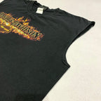 ハーレーダビッドソン Harley-Davidson ノースリーブ ラスベガス 黒 メンズXL