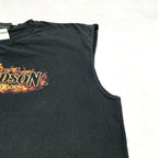ハーレーダビッドソン Harley-Davidson ノースリーブ ラスベガス 黒 メンズXL