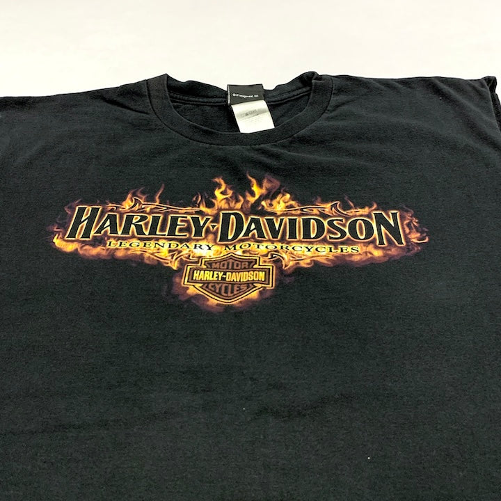 ハーレーダビッドソン Harley-Davidson ノースリーブ ラスベガス 黒 メンズXL