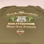 ハーレーダビッドソン Harley-Davidson ロンT スモーキーマウンテン カーキ メンズ3XL