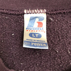 ラッセルアスレティック 古着 スウェット パープル 無地 L