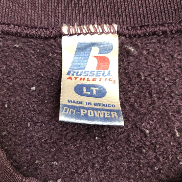 ラッセルアスレティック 古着 スウェット パープル 無地 L