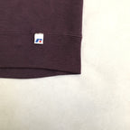 ラッセルアスレティック 古着 スウェット パープル 無地 L