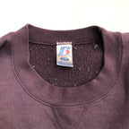 ラッセルアスレティック 古着 スウェット パープル 無地 L