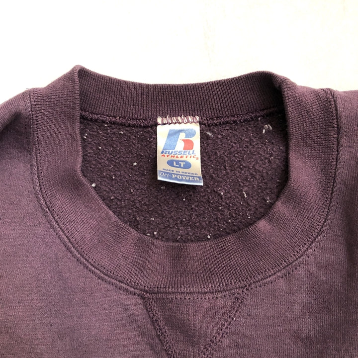 ラッセルアスレティック 古着 スウェット パープル 無地 L