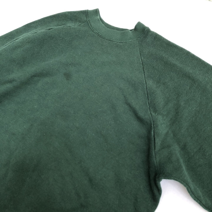 フルーツオブザルーム Fruit of the Loom スウェット 90s USA製 グリーン メンズXL