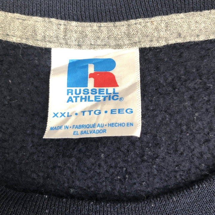 ラッセルアスレティック Russell Athletic スウェット ネイビー 無地 メンズ2XL