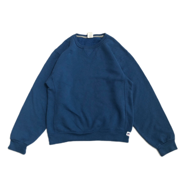 ラッセルアスレティック 古着 スウェット ブルー 無地 S