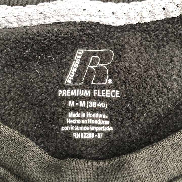 ラッセルアスレティック Russell Athletic スウェット 刺繍ロゴ ブラック メンズM