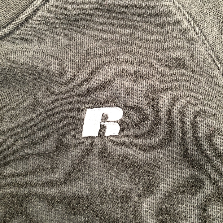 ラッセルアスレティック Russell Athletic スウェット 刺繍ロゴ ブラック メンズM