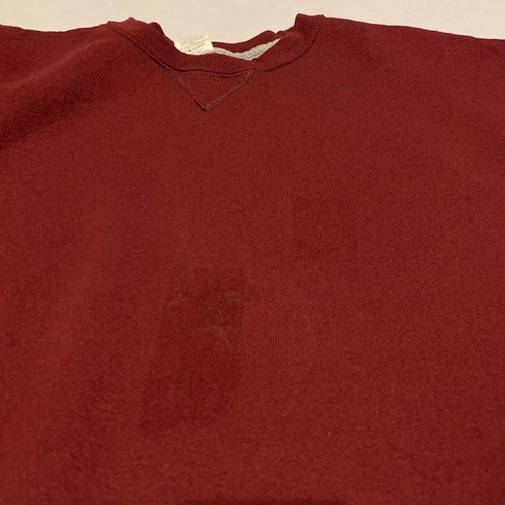 ラッセルアスレティック Russell Athletic スウェット えんじ 無地 メンズ2XL