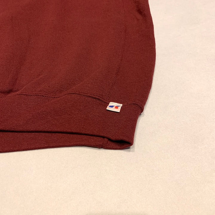 ラッセルアスレティック Russell Athletic スウェット えんじ 無地 メンズ2XL