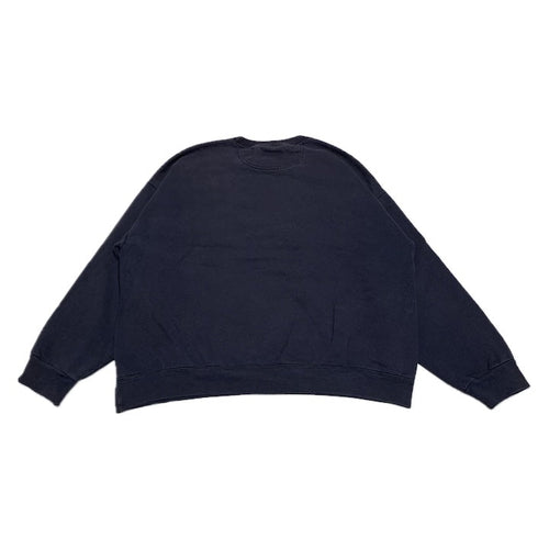 スターター 古着 スウェット 刺繍ロゴ ネイビー L
