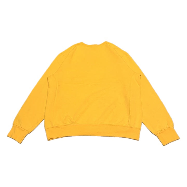 ラッセルアスレティック 古着 スウェット イエロー 無地 L