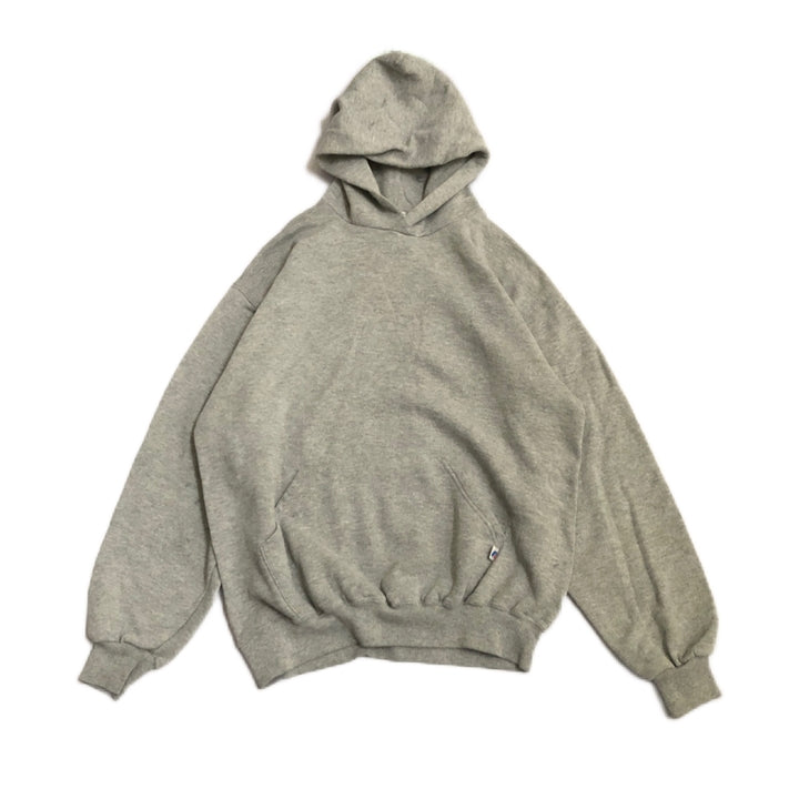 ラッセルアスレティック 古着 パーカー グレー 無地 L