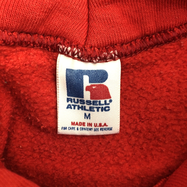 80s~90s ラッセルアスレティック 古着 パーカー USA製 レッド M