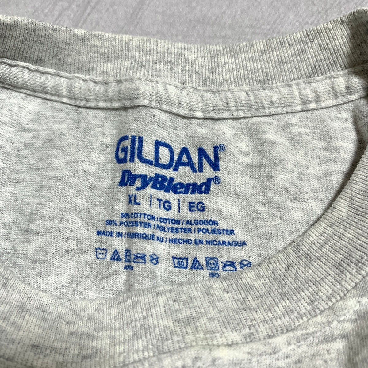 ギルダン GILDAN Tシャツ ライトグレー アメリカ メンズXL