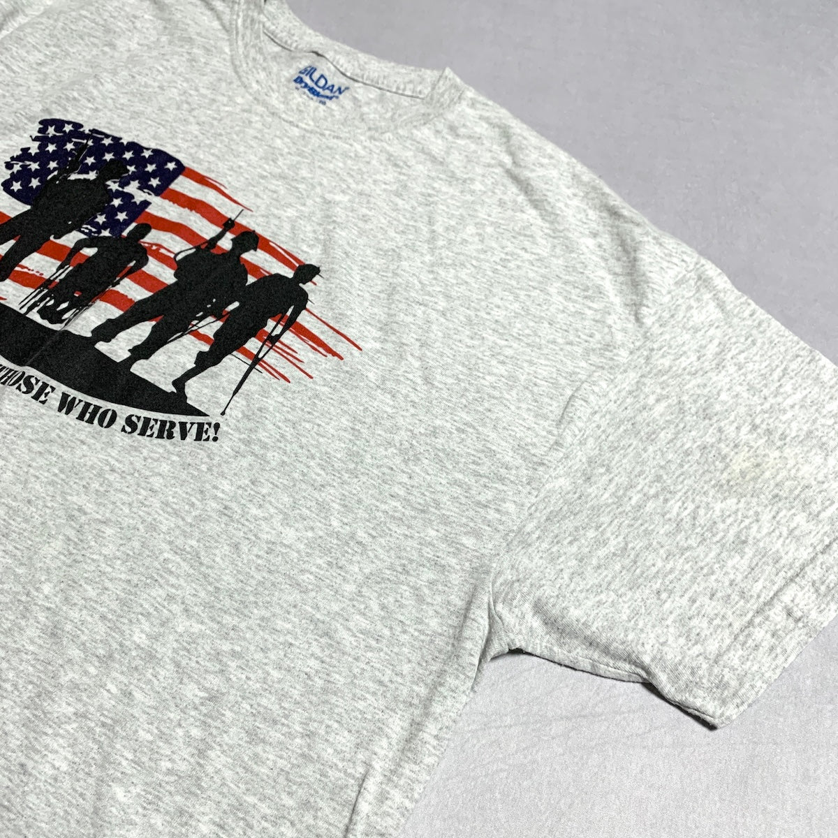 ギルダン GILDAN Tシャツ ライトグレー アメリカ メンズXL