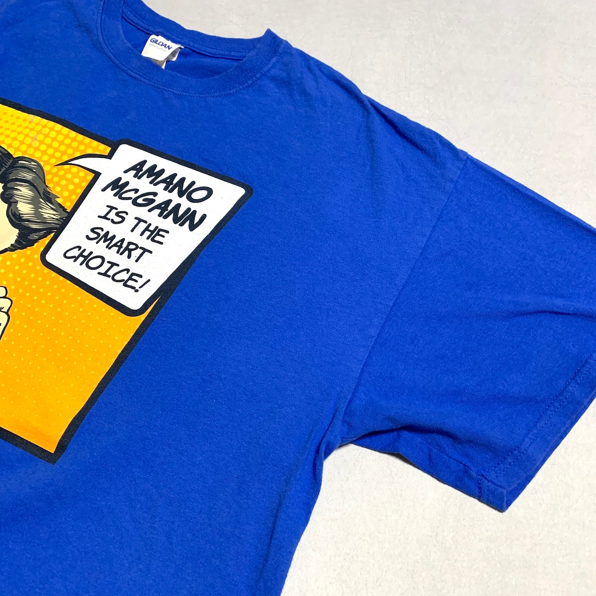 ギルダン GILDAN Tシャツ ブルー イラスト メンズXL