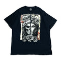 ドム DOM Tシャツ ビッグプリント ブラック メンズXXL