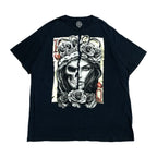 ドム DOM Tシャツ ビッグプリント ブラック メンズXXL